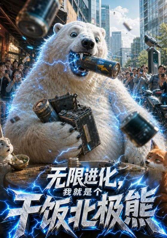 无限进化，我就是个干饭北极熊